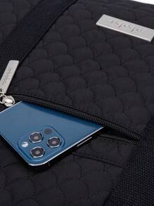 Bebé Bolsa de pañales guateado - Negro - Ver 9