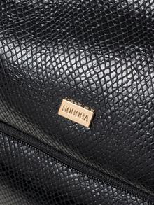 Bebé Bolsa de pañales PU - Negro - Ver 5