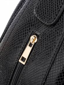 Bebé Bolsa de pañales PU - Negro - Ver 6