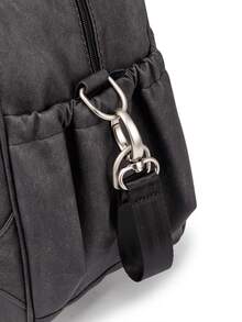 Bebé Bolsa de pañales PU - Negro - Ver 7