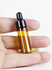 5 cái 5ml Chai nhỏ giọt thủy tinh màu hổ phách, Chai tinh dầu rỗng Lọ thủy tinh có ống nhỏ giọt thủy tinh - màu nâu - Xem 3