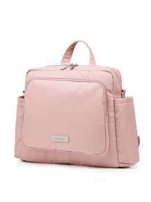 Bebé Bolsa de pañales impermeable - Rosa - Ver 1