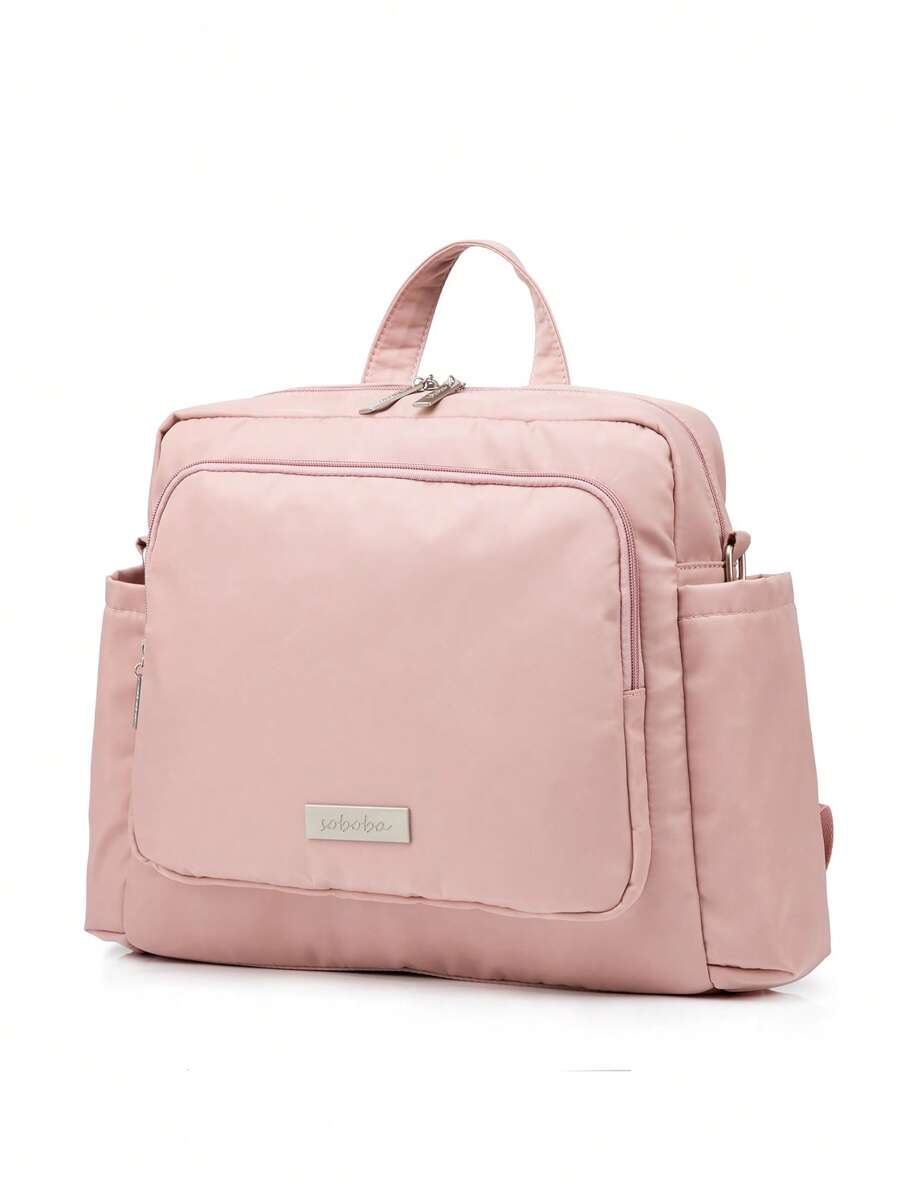 Bebé Bolsa de pañales impermeable - Rosa - Ver 1