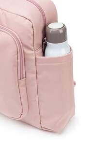 Bebé Bolsa de pañales impermeable - Rosa - Ver 4