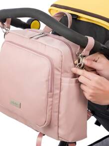 Bebé Bolsa de pañales impermeable - Rosa - Ver 11