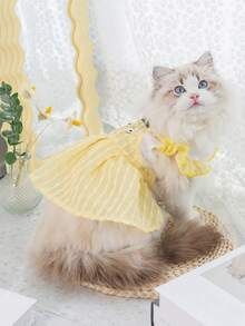 1 Váy Thiết Kế Hoạt Hình Cho Thú Cưng, Váy Thú Cưng Polyester Dễ Thương Cho Chó Mèo - Nhiều màu - Xem 3