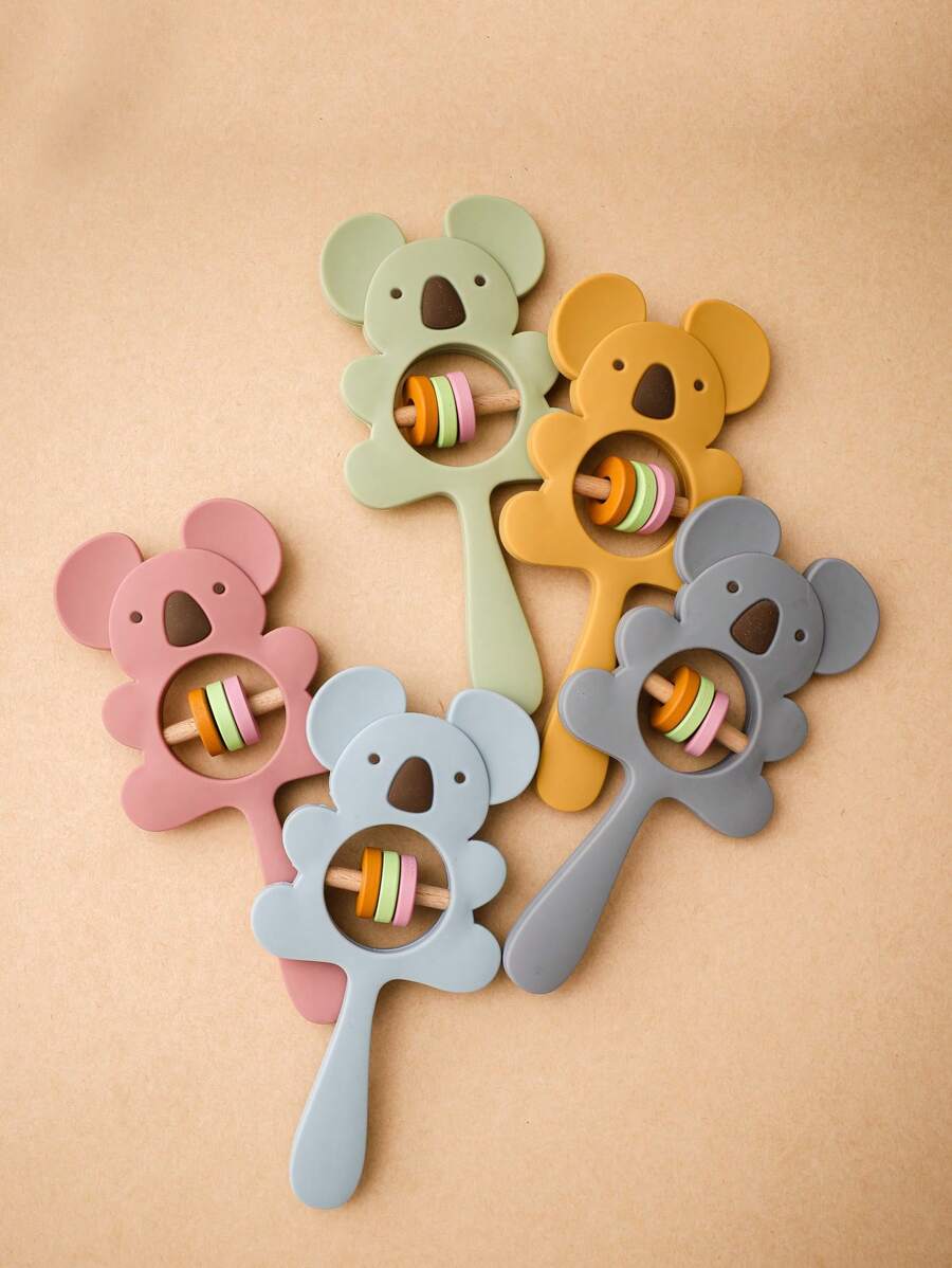 Bebé Mordedor de silicona koala diseño - Verde - Ver 1