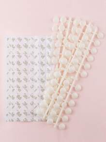 120pcs False Nail Tips Color Chart, Nail Polish Display Card, Adhesive Stickers For Colorful Nail Polish,Nail Supplies,Nail Tools,Nail Art Tools,Back To School,Nails,Nail Tools For Press On Nails,Manicure Pedicure Tools - Beige - View 6