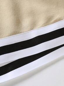 Aesthetic Post Quần Short Nam Dây kéo Túi Lá thư Giải trí - Màu Khaki - Xem 7