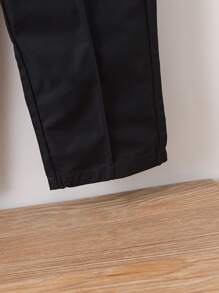 SHEIN Trẻ Con trai In nơ Áo thun & quần - Đen và trắng - Xem 6