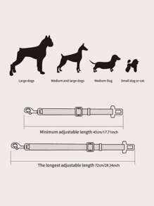 1pc Reflective Dog Seat Belt - Blue - View 4