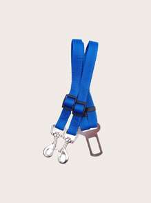 1pc Reflective Dog Seat Belt - Blue - View 5