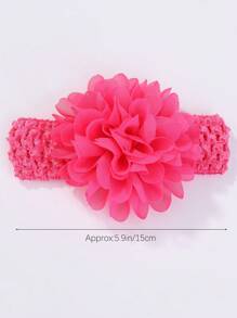 4pcs Baby Flower Decor Hair Band Love Valentine