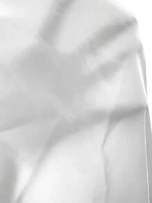 Breezaya 拼接蕾絲蝙蝠袖襯衫 - 白色 - 查看 7