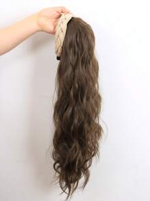 長款卷合成纖維接髮附髮帶 - Light Brown - 查看 8