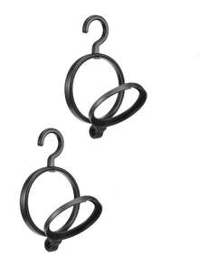 Reusable Wig Stand, 2pcs ABS Black Wig Tool For Home - Black - View 3