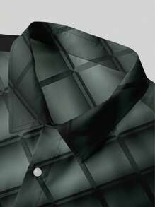 Manfinity Homme Men Plus Plaid Print Shirt - Multicolor - View 3