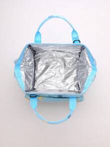 1 pieza Bolsa de pañales con patrón geométrico de gran capacidad - Multicolor - Ver 7