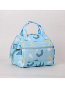 1 pieza Bolsa de pañales con patrón geométrico de gran capacidad - Multicolor - Ver 14