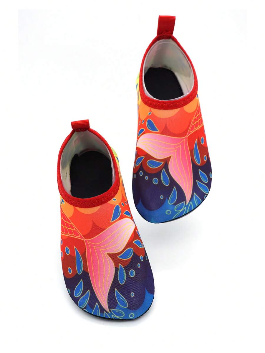 Mateju Été Chaussures Aquatiques Enfant Garçon Fille Chaussettes D'Eau Chaussons De Plage Séchage Rapide Antidérapant Pieds Nus Chaussures De Bain Chaussures Pour Plage Et Piscine