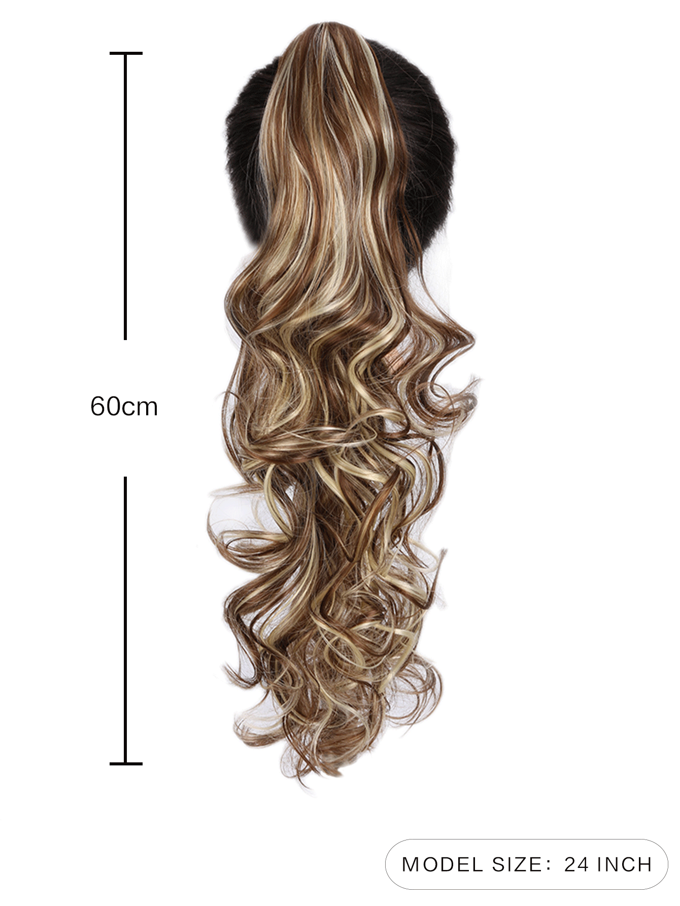 Long Body Wave Ponytail Synthetic Hair Extension SHEIN USA