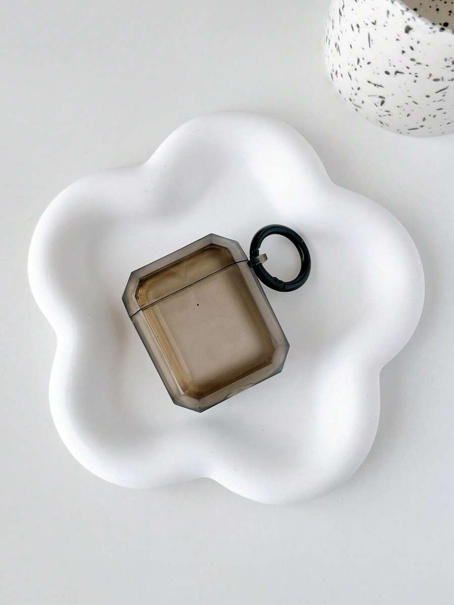 Clear Case Compatible With AirPods - Black - View 1