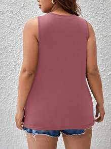 SHEIN LUNE 大碼素色背心上衣