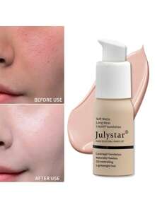 Julystar 控油粉底液，30 毫升持久自然無瑕輕盈不脫妝粉底 - 104 Light Ivory - 查看 3