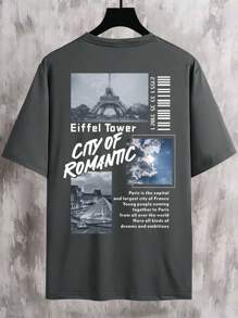 Manfinity EMRG Men Slogan Graphic Tee - Dark Grey - View 3