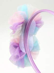 1pc Girls Starfish & Flower Decor Headband For Hair Decoration