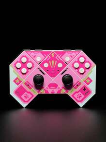 爪子圖案遊戲控制器 - 粉色 - 查看 1