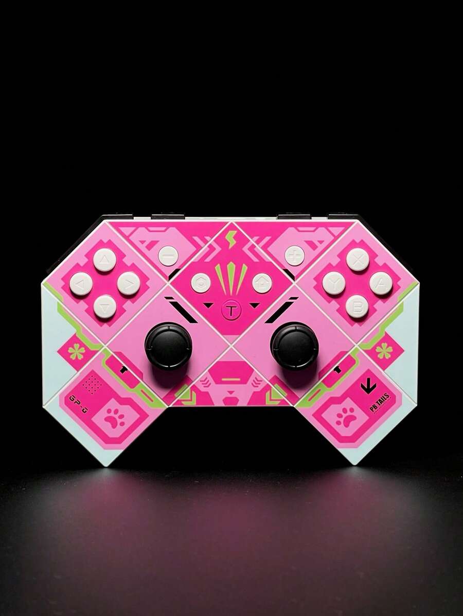 爪子圖案遊戲控制器 - 粉色 - 查看 1