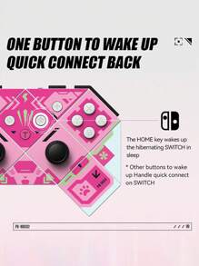 爪子圖案遊戲控制器 - 粉色 - 查看 5