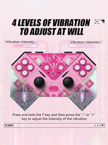 爪子圖案遊戲控制器 - 粉色 - 查看 12