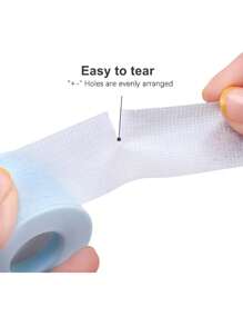 HMQ beauty 加宽透气睫毛胶带，易撕，无菌，睫毛嫁接胶带，防过敏，睫毛嫁接基础工具 - 藍色 - 查看 3