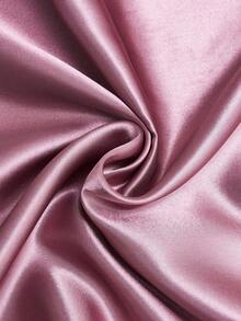 2pcs Solid Color Pillowcase Without Filler, Simple Fabric Soft Bed Pillow Case For Home - Rusty Rose - View 2