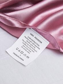 2pcs Solid Color Pillowcase Without Filler, Simple Fabric Soft Bed Pillow Case For Home - Rusty Rose - View 4