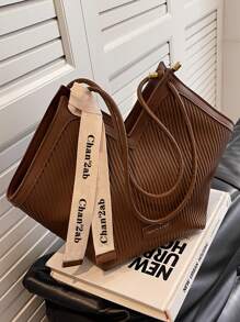 Bolso para el trabajo de moda Bolso de hombro PU simple