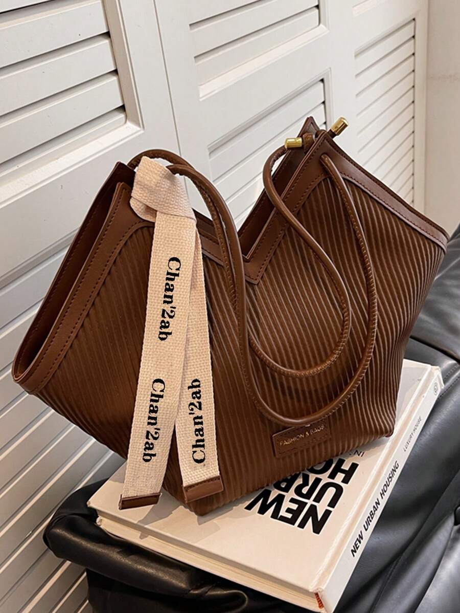 Bolso para el trabajo de moda Bolso de hombro PU simple