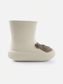 Girls Cartoon Bear Pattern Cute Rain Boots For Outdoor - White - View 3