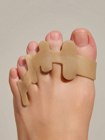 2 Pcs Transparent Finger Separator, Daily Casual Accessory