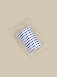 Glamlash 10pcs Glueless Fake Eyelashes Self Adhesive Strip Line Waterproof Reusable - White - View 2