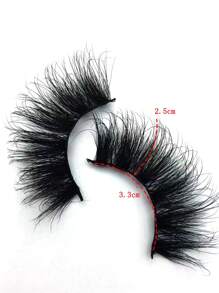 False Eyelashes, 7Pairs Volumized Thick Fake Eyelashes Natural Makeup False Eyelashes For Party Club - Black - View 4
