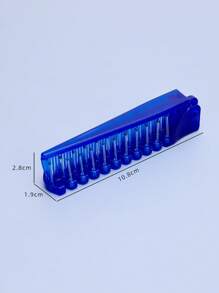 Peine plegable, 1 pieza Peine para el cabello plegable para niños Peine alisador Peine para peinar Peine de dientes densos Peine para desenredar el cabello - Azul - Ver 5