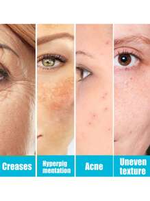 膠原視黃醇奶油,抗衰玻尿酸面部奶油滋潤和平滑皮膚適用於日常使用 - 白色 - 查看 7