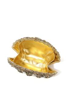Crystal Bag Fashionable Handmade Rhinestone Evening Clutch Bag For Women - Gold - View 5