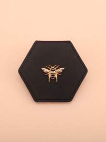 不锈钢化妆镜，1 件蜜蜂装饰不锈钢便携式镜子桌面便携式化妆镜，适用于家庭和旅行，小巧的梳妆镜，袖珍镜，小镜子，客厅家居卧室浴室家居装饰，旅行用品，婚礼，派对，生日，送给男士妈妈爸爸最好的朋友老师的礼物，新年，配饰，有趣的礼物，化妆，便宜，房间装饰，梳妆台，旅行，卧室，化妆配件，镜子，梳妆镜，迷你镜，小镜子，小镜子，手镜 - 黑色 - 查看 3