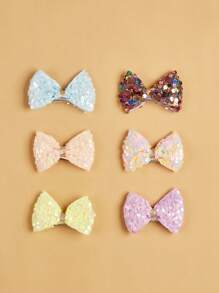 1pc Sequins Design Random Pet Hair Clip For Dog And Cat For Decoration - Multicolor - View 3
