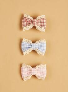 1pc Bow Design Random Pet Hair Clip For Dog And Cat For Decoration - Multicolor - View 3