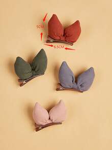 1pc Bow Design Random Pet Hair Clip For Dog And Cat For Decoration - Multicolor - View 5